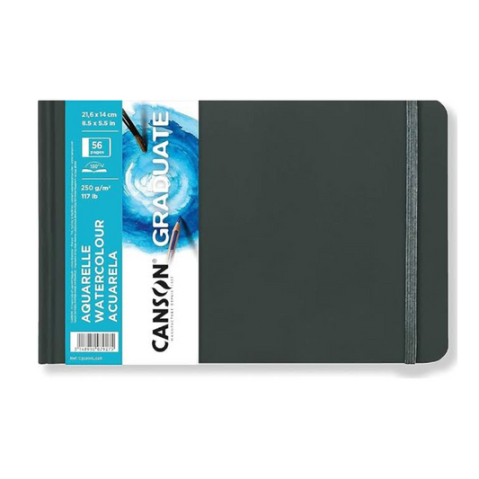 Bloc graduate acuarela A5 14x21.6cm 250gr