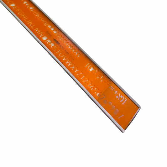 Plantilla de letras 10mm