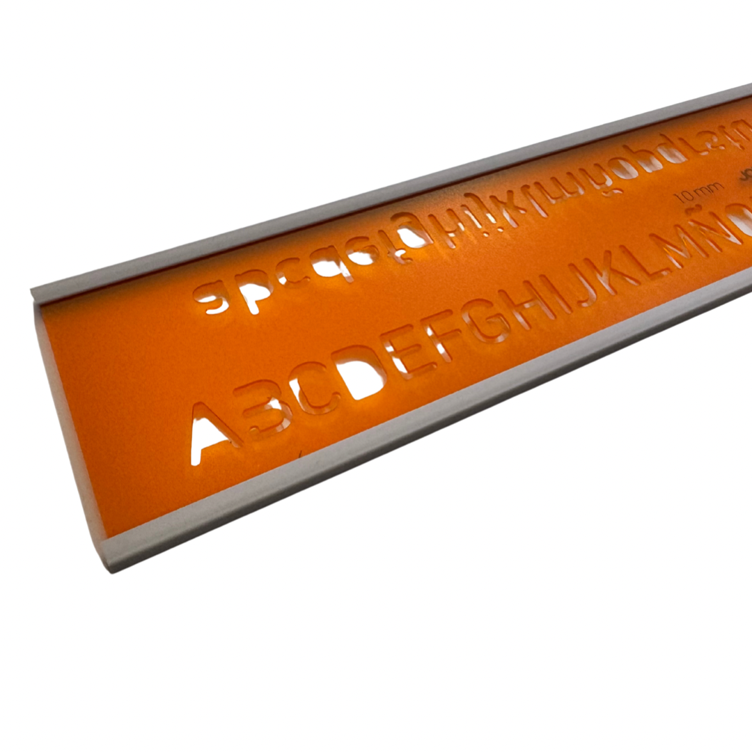 Plantilla de letras 10mm