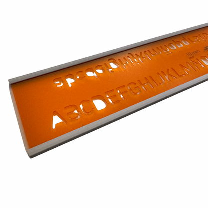Plantilla de letras 10mm