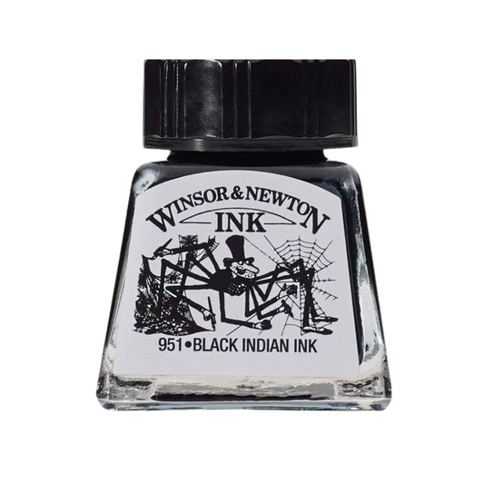 Tinta china Winsor & Newton negra 14ml