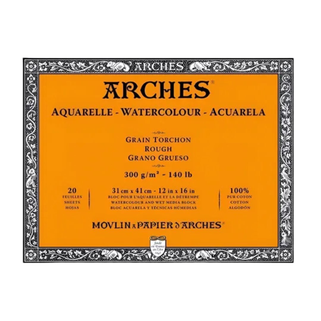 Bloc Arches grano grueso 300gr 31x41cm