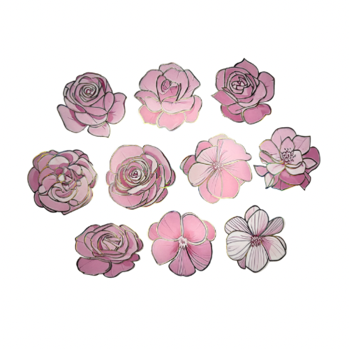 Stickers de flores grandes