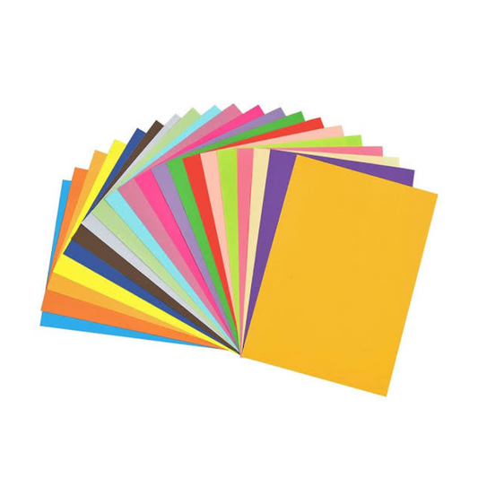 Paquete 100 hojas de colores