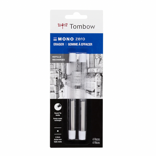 Repuesto Mono Zero Tombow redonda c/4