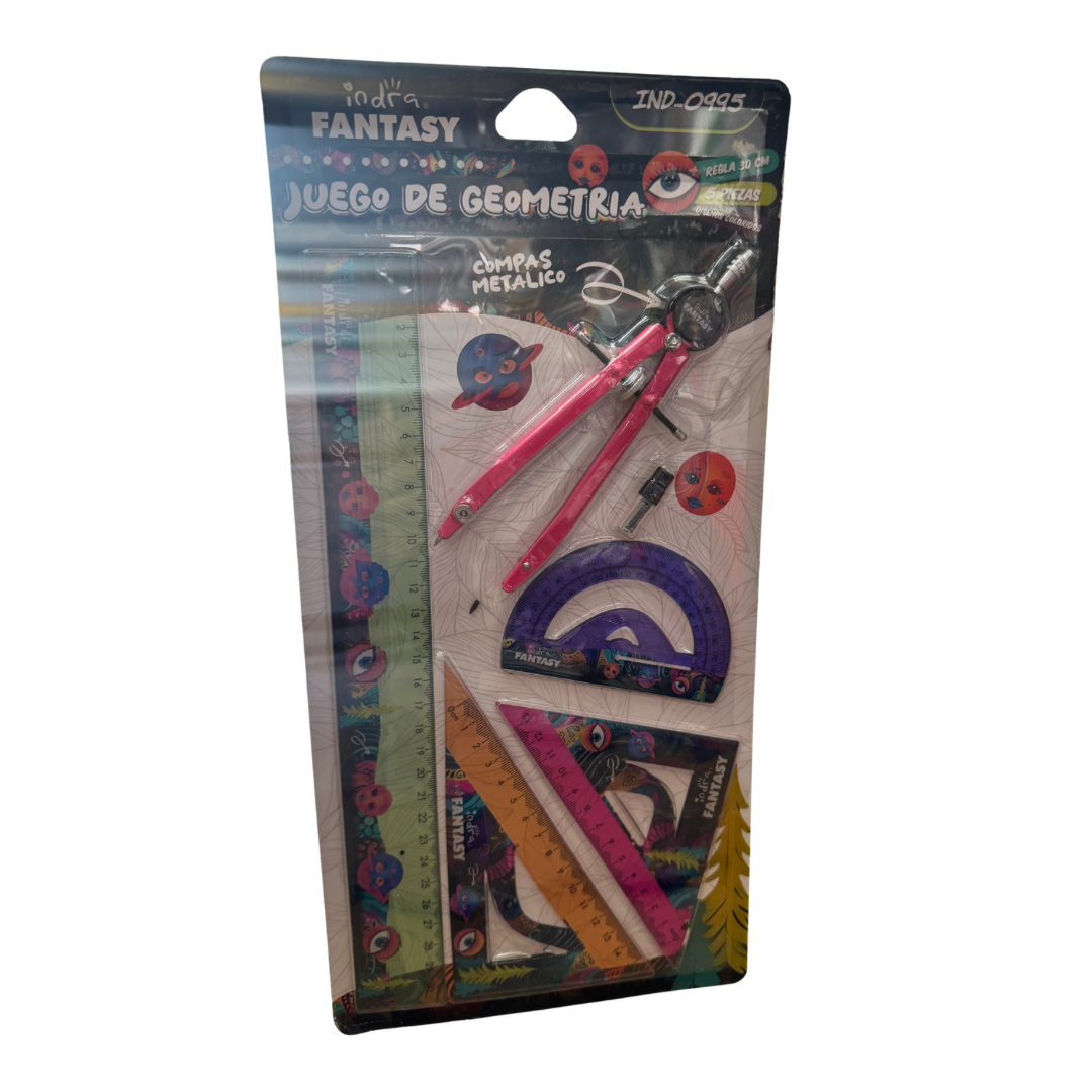 Juego de geometría Indra 0995