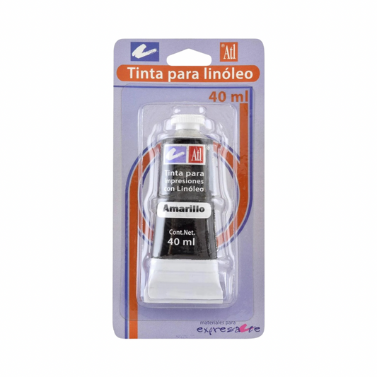 Tinta para linóleo amarilla 40ml