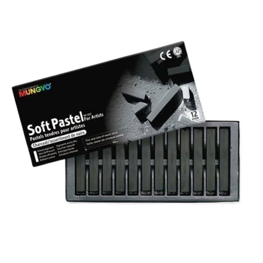 Set de 12 piezas de Carbón negro mungyo