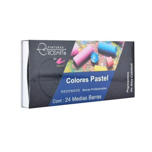 Juego de 24 medias barras de pasteles suaves Rodart