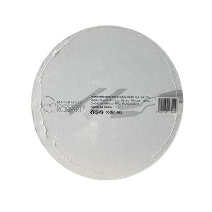 Cartón con tela redondo 22cm de diámetro