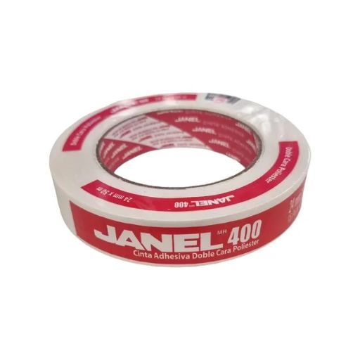 Cinta adhesiva doble cara poliéster 24mm x 50m