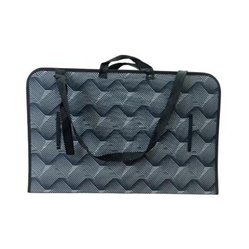 Portaláminas de tela y cierre 39x52cm