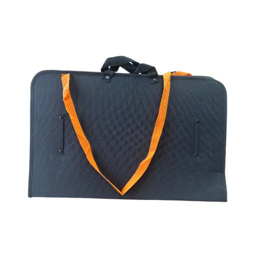 Portaláminas de tela y cierre 39x52cm