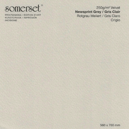 Somerset velvet newsprint 250gr 56x76cm